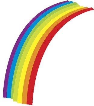 Cartoon Rainbow Clip Art N5
