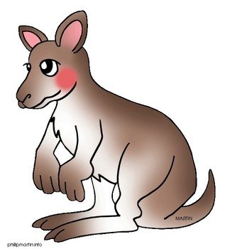 Wallaby Clip Art
