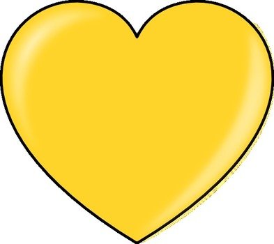 Gold Heart Clip Art Free