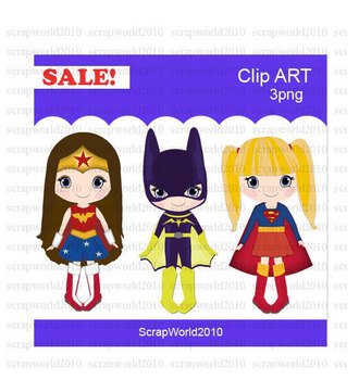 Super Girl Clip Art