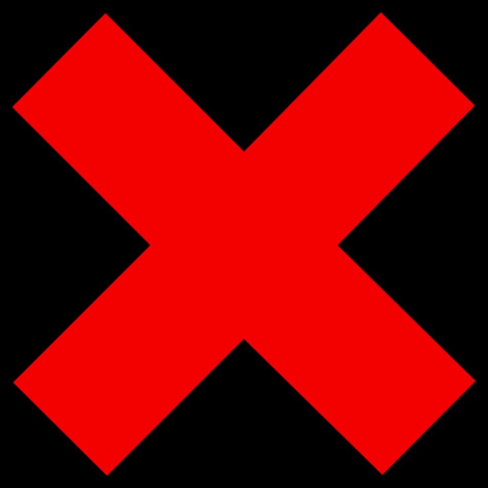 Cross Out Clip Art