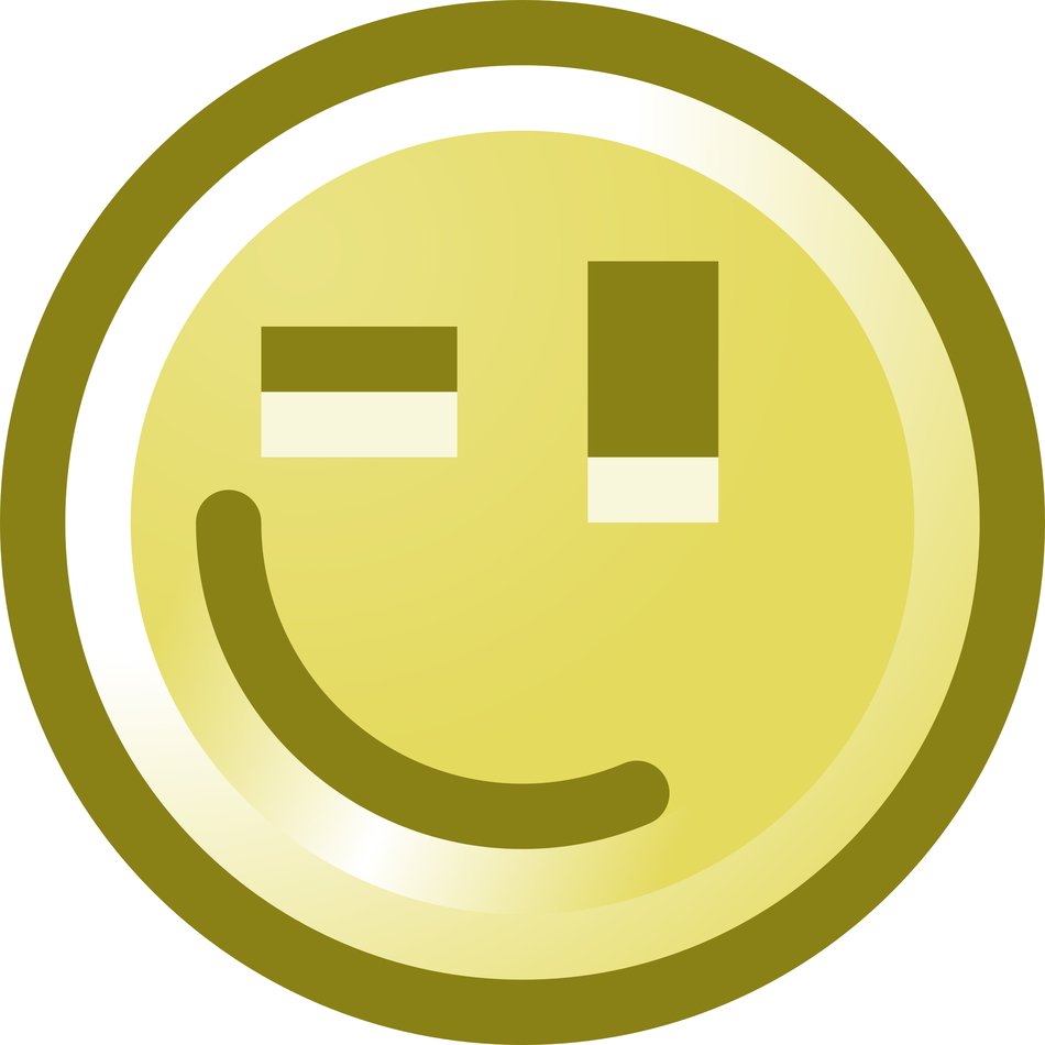 Winking Smiley as a picture for clipart