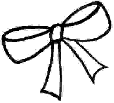 Hair Bow Coloring Page