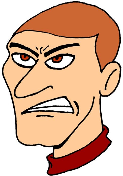 Irritated Face Clip Art