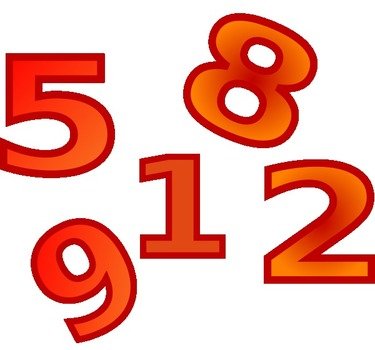 Numbers Clip Art N16