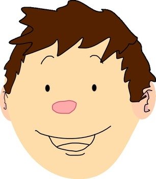 Boy Face Clip Art N3