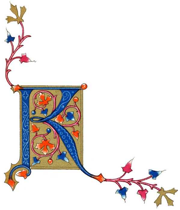 Decorative Letter K