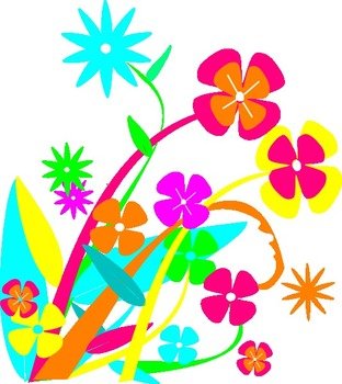 Tropical Flower Clip Art N6