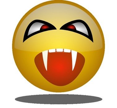 Vampire Smiley Face