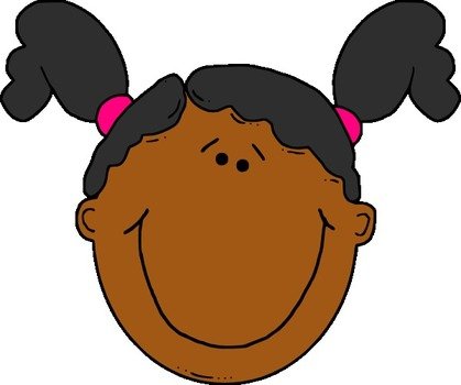 Cartoon Girl Face Clip Art N10