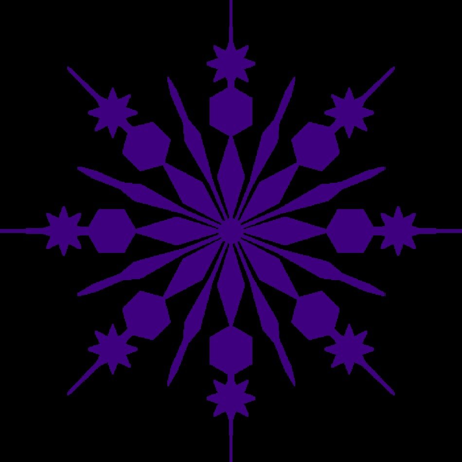 Red Snowflake Clip Art Free N2