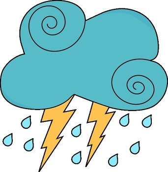Clouds With Rain Clip Art