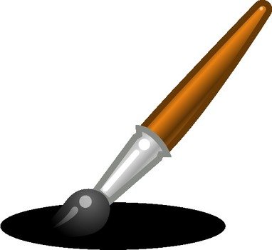 Paint Brush Clip Art N9