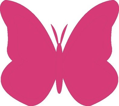 Bright Butterfly Clip Art