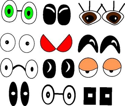 Cartoon Eyes Clip Art N18