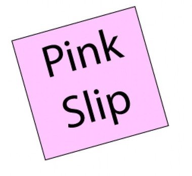 Pink Slip Clip Art