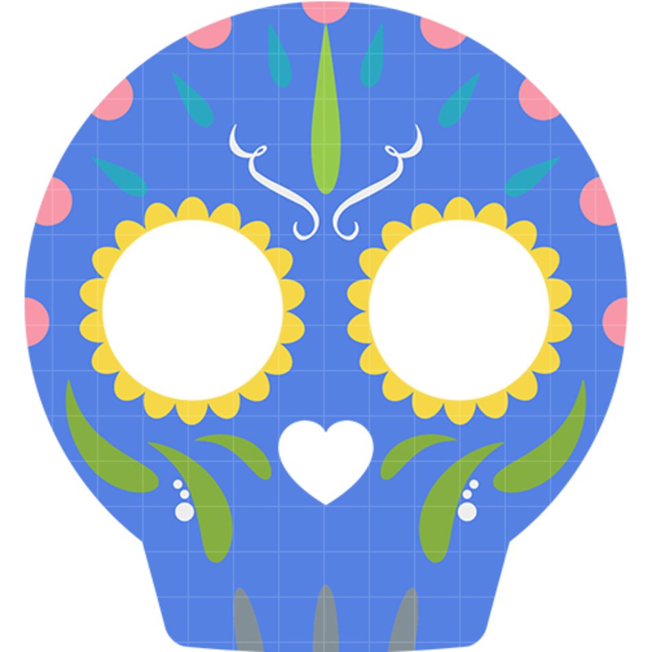 Sugar Skull Clip Art N2