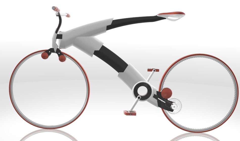clipart of the Futuristic Bike