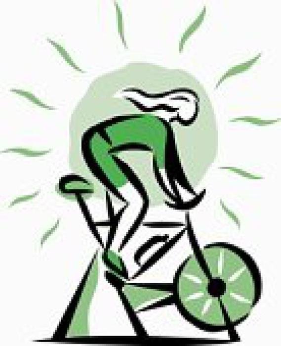 Spin Class Clip Art N2