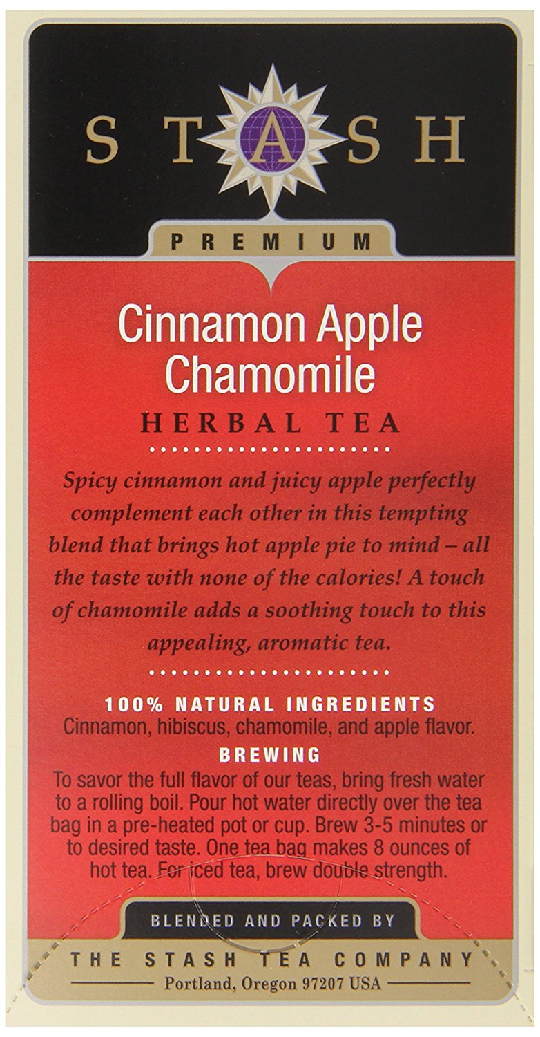 Stash Tea Licorice Spice Herbal Tea, 20 Count Tea Bags in Foil (Pack of ...