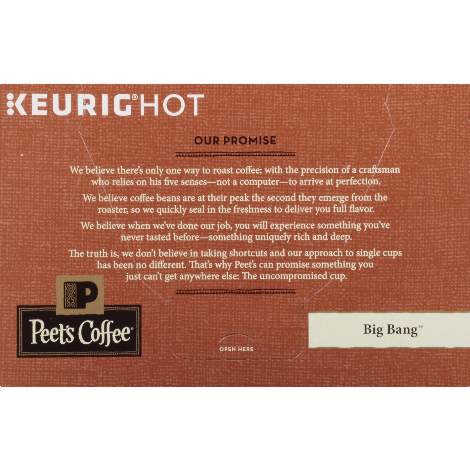 Peet's Coffee KCup Packs Big Bang Medium Roast Coffee 10 Count (Pack