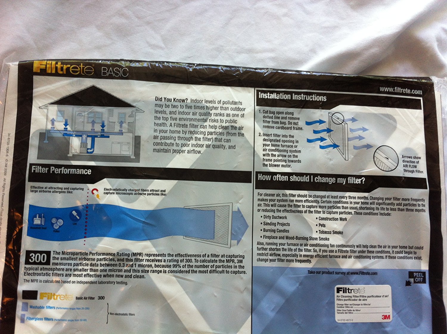 Filtrete Air Cleaning Filter 300 16x20x1 N2 free image download