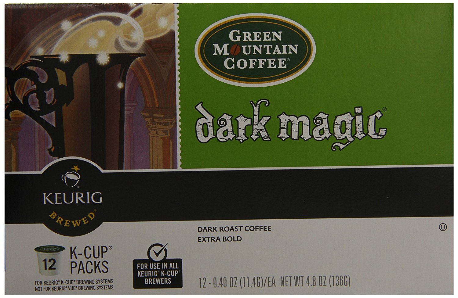Green Mountain Coffee Dark Magic Extra Bold 96 Count K Cups For 