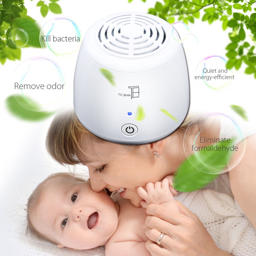 Ionic Air Purifier, USB Portable Air Ionizer Ozone Freshener Remove ...