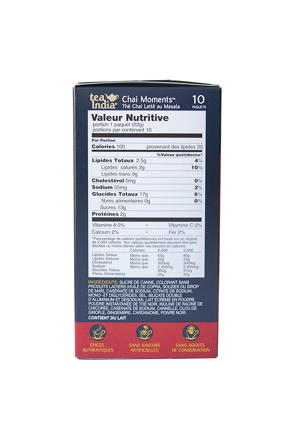 Tea India Chai Moments, Cardamom, 10 Count (Pack of 6) N29 free image