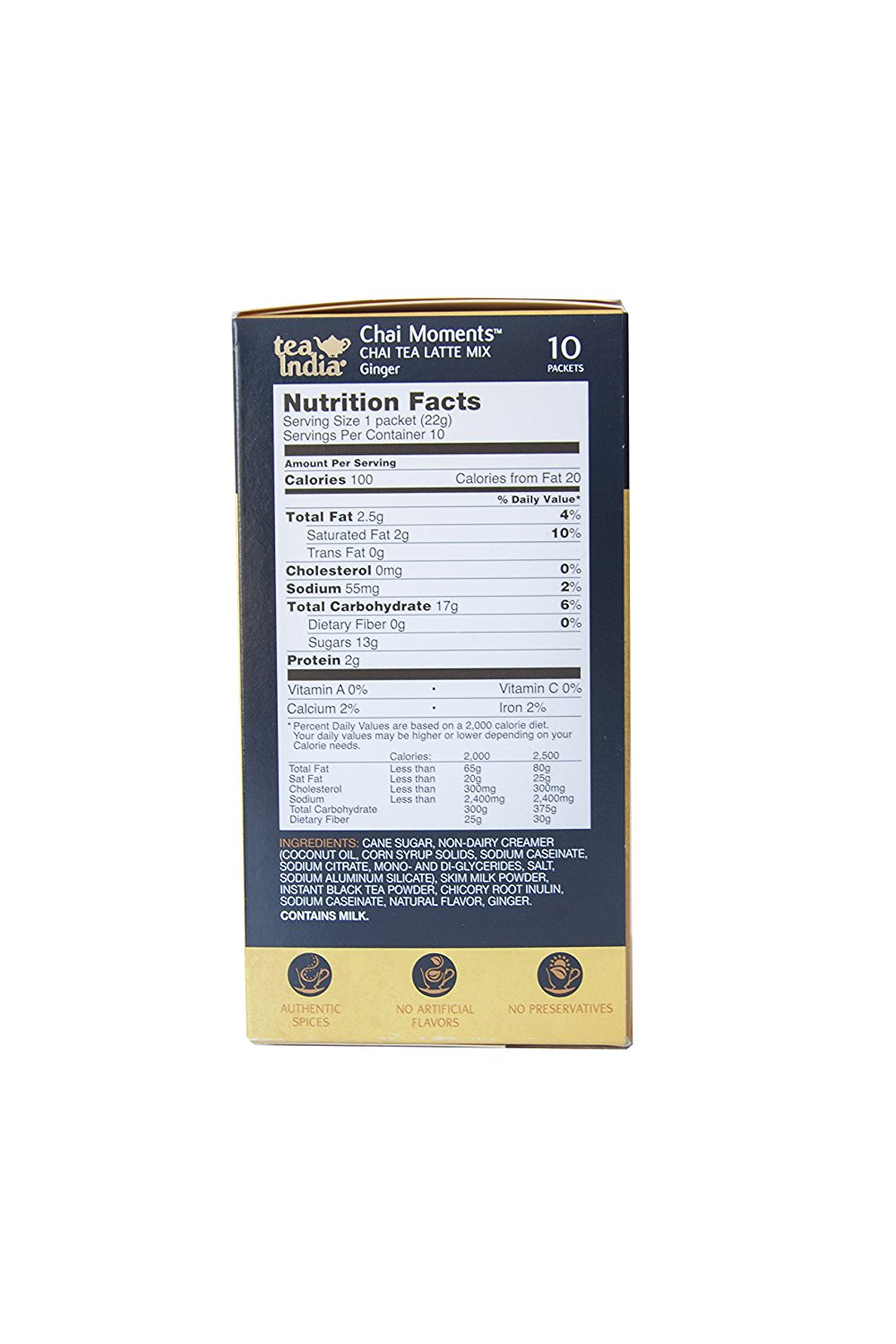 Tea India Chai Moments, Cardamom, 10 Count (Pack of 6) N32 free image