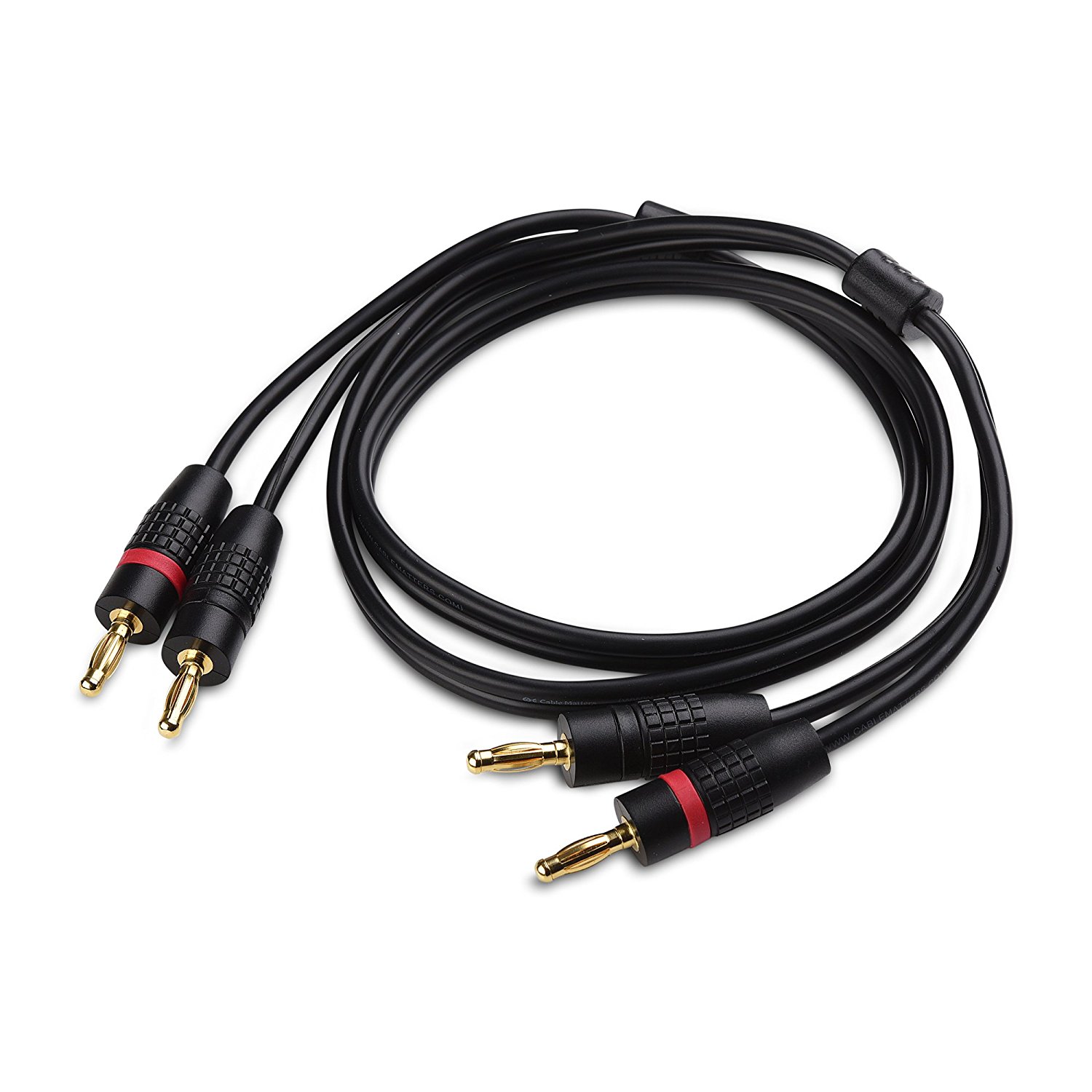 Cable Matters 12 AWG Speaker Cable with Gold Plated Banana Plug ...