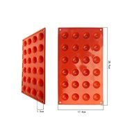 Semi Circle 2.8cm Shape Chocolate Silicone Mold Baking Cake Decoration Mould