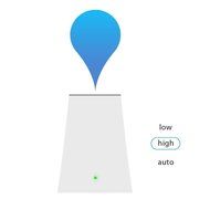 Roolen Breath Cool-mist Smart Ultrasonic Humidifier, BR01/B, Black (Complete Set) w/ Bonus: Premium Microfiber... N2