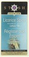 Stash Tea Licorice Spice Herbal Tea, 20 Count Tea Bags in Foil (Pack of 6) N50