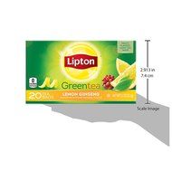 Lipton Green Tea, Lemon Ginseng 20 ct N4