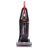 - Sanitaire True HEPA Commercial Bagless/Cyclonic Upright Vacuum, Red -