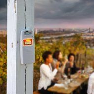 AcuRite 06045M Lightning Detector Sensor with Temperature &amp; Humidity N2