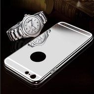 iPhone 7 Plus Glass Mirror Silver Case-Auroralove Luxury Bling Diamond Makeup Case Soft Slim Glass Mirror Case... N22