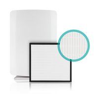 Alen BreatheSmart Customizable Air Purifier with HEPA-Pure Filter for Allergies and Dust (White, 1-Pack) N23
