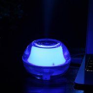 Leewa 80ml USB Colorful LED Luminous Humidifier Aroma Diffuser for Office ; Home (Blue) N2