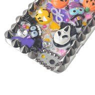 Halloween Theme Phone Case for Iphone 6/6S,Yaheeda 3D Handmade Rivets Pumpkin Demon Cartoon Design Clear Cellphone...