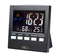 Wireless Weather Station, Willor Digital Indoor Thermometer Hygrometer with Temperature Humidity Weather Forecast... N11
