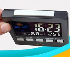 Wireless Weather Station, Willor Digital Indoor Thermometer Hygrometer with Temperature Humidity Weather Forecast... N12