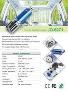 Mmiao Car Air Purifier, Ionic Air Purifier, Air Freshener, Removes Cigarette Smoke, Bacteria, Odor Smell - Helps... N8