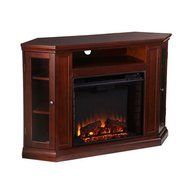Holly &amp; Martin Ponoma Convertible Media Electric Fireplace in Cherry