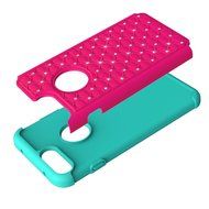 IPhone 7 Plus Case, A-store Premium Lightweight Slim Fit Cover with Rhinestone Hard Shell Silicone Protective... N6