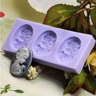 "dipshop Silicone Woman Cake Mould Fondant Soap Chocolate Bake Mould" shopping N5
