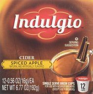 Indulgio Spiced Apple Cider Single Serve for Keurig K-Cup Brewers, 12 Count (Pack of 6) N17