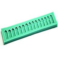 Lariy Silicone Fence Cake Fondant Candy Chocolate Mold Decorating Tools Baking New N2