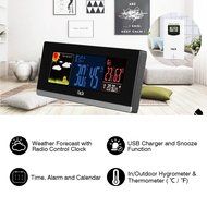 FanJu FJ3368 Color Digital Wireless Weather Forecast Station with USB Chargers Function and Temperature, Humidity... N7